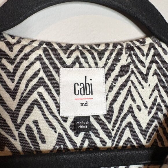 CAbi Style 3034 Zig Zag Ponte Knit Jacket - Picture 4 of 6